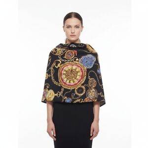 Gorgeous black scarf 34 inch square